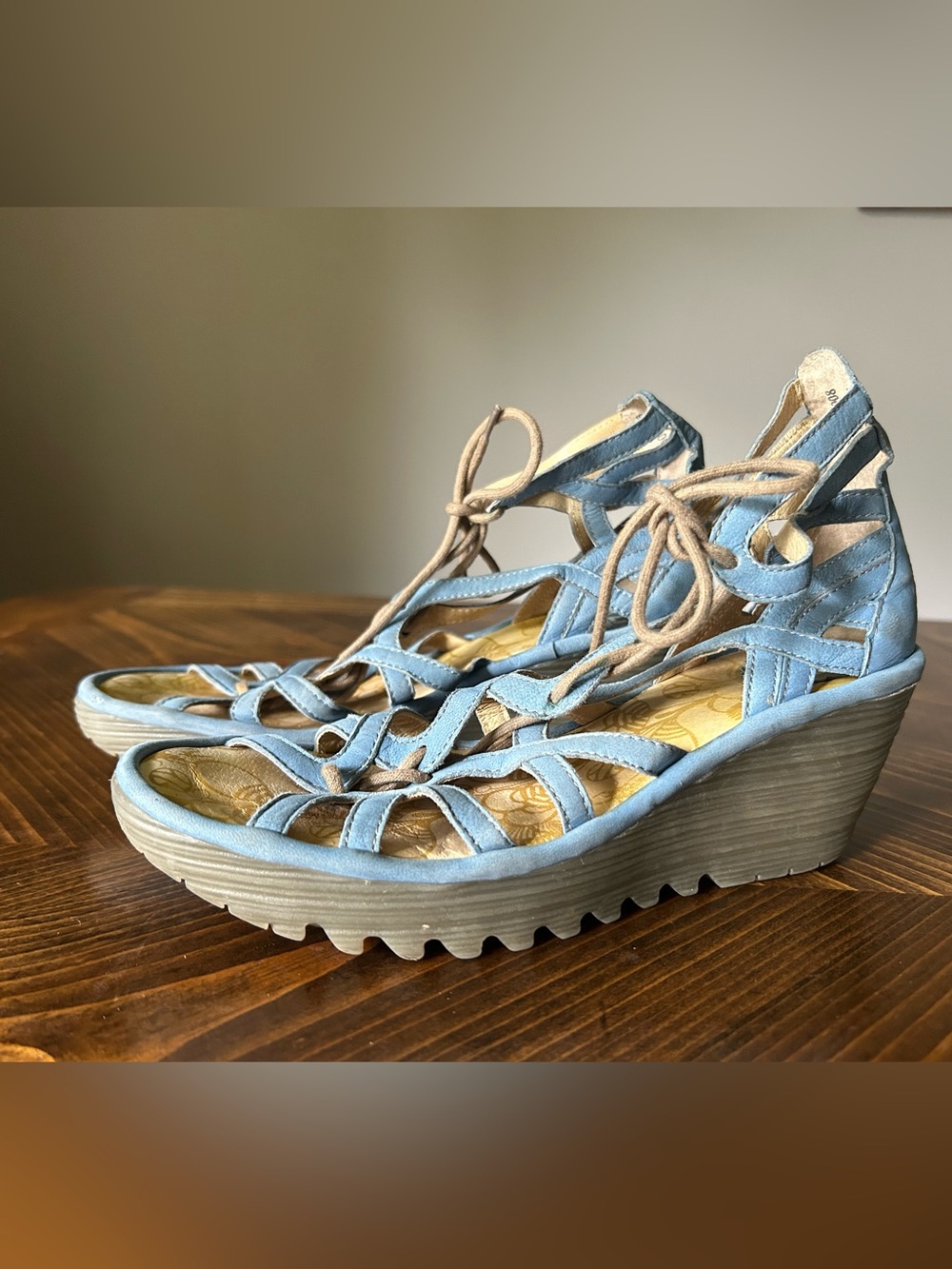 FLY LONDON Gladiator Wedge Sandals